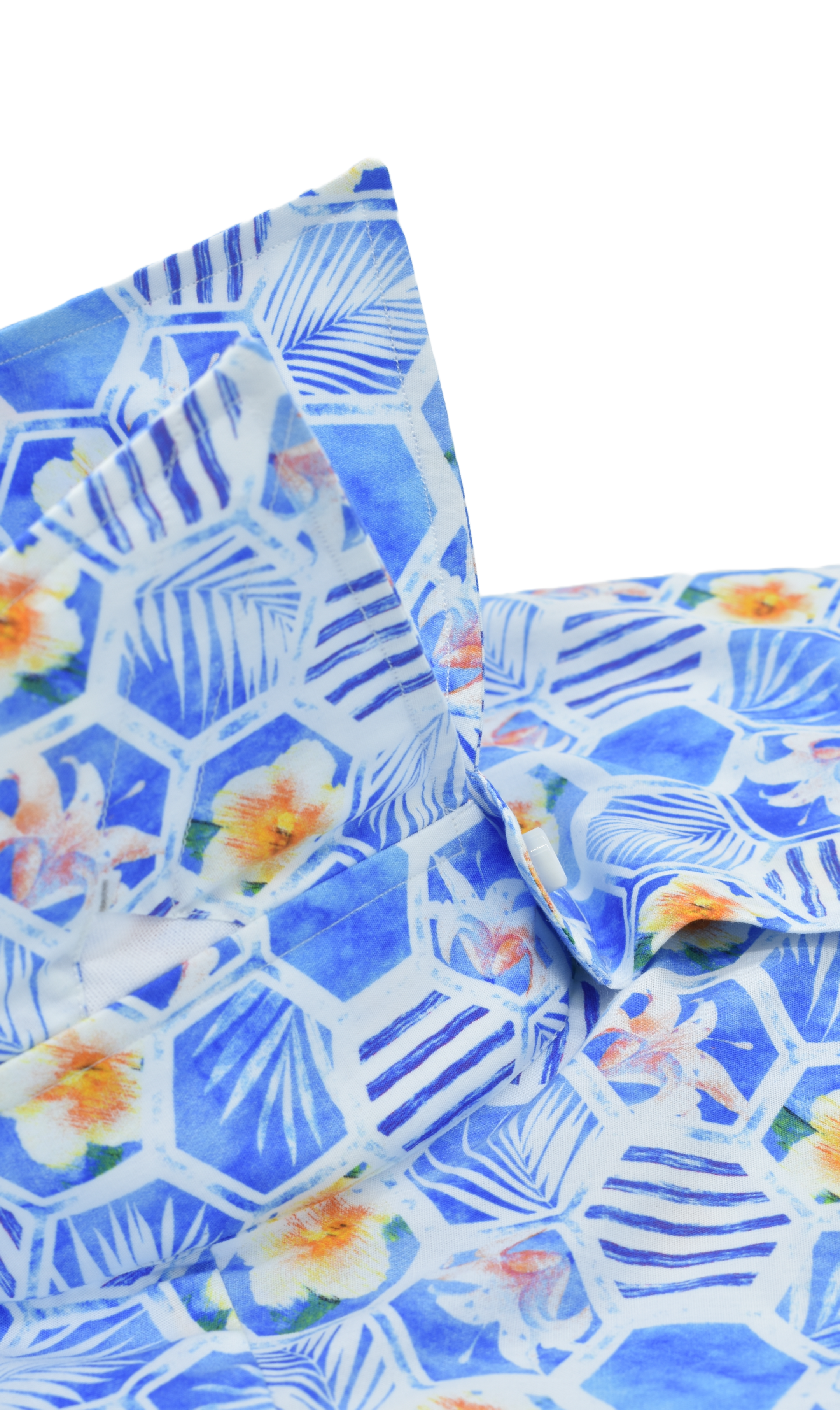 Hemd Handgemacht in Italien Slim Fit Blumen