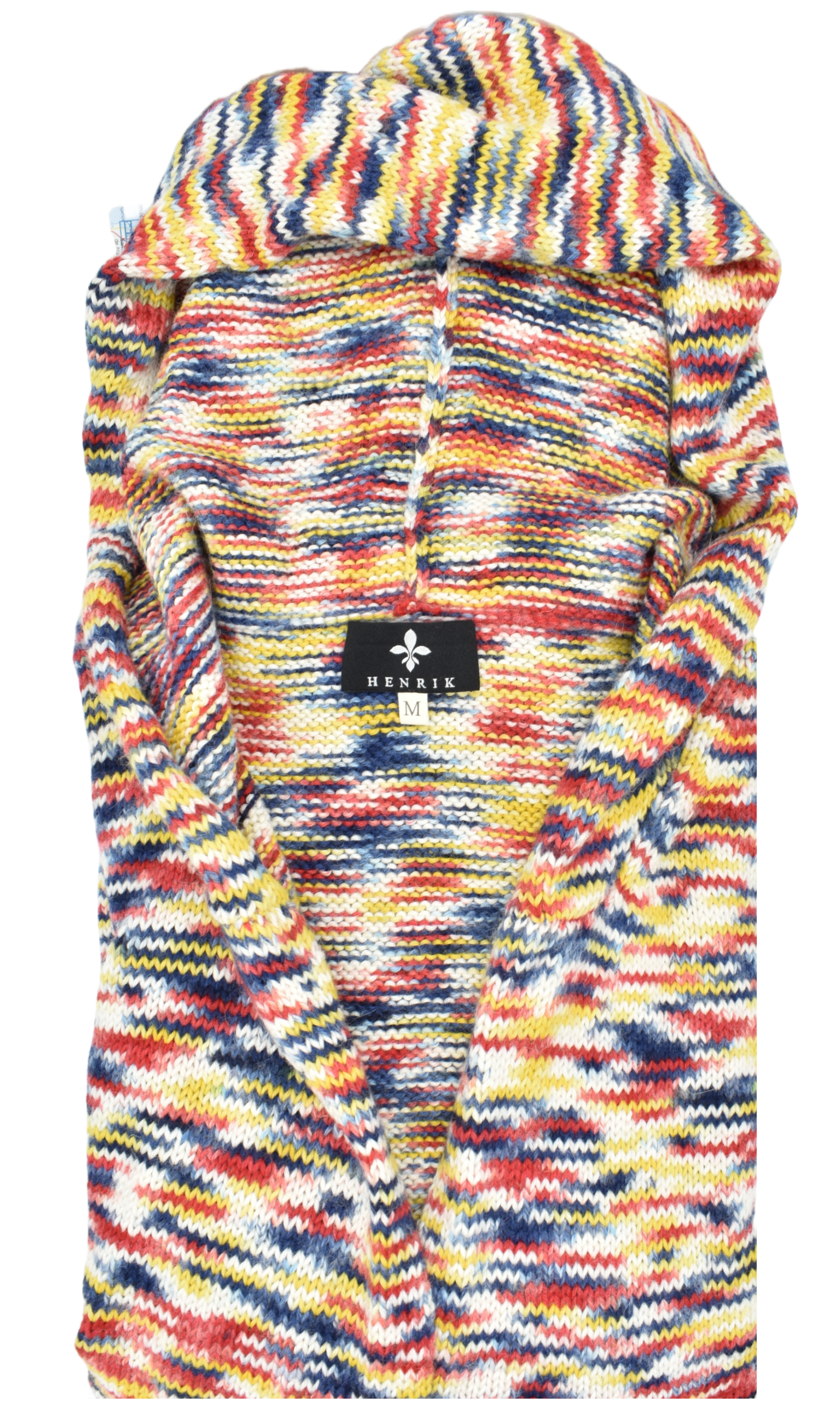 Lazy Cardigan Rainbow aus Baby Alpaka Wolle