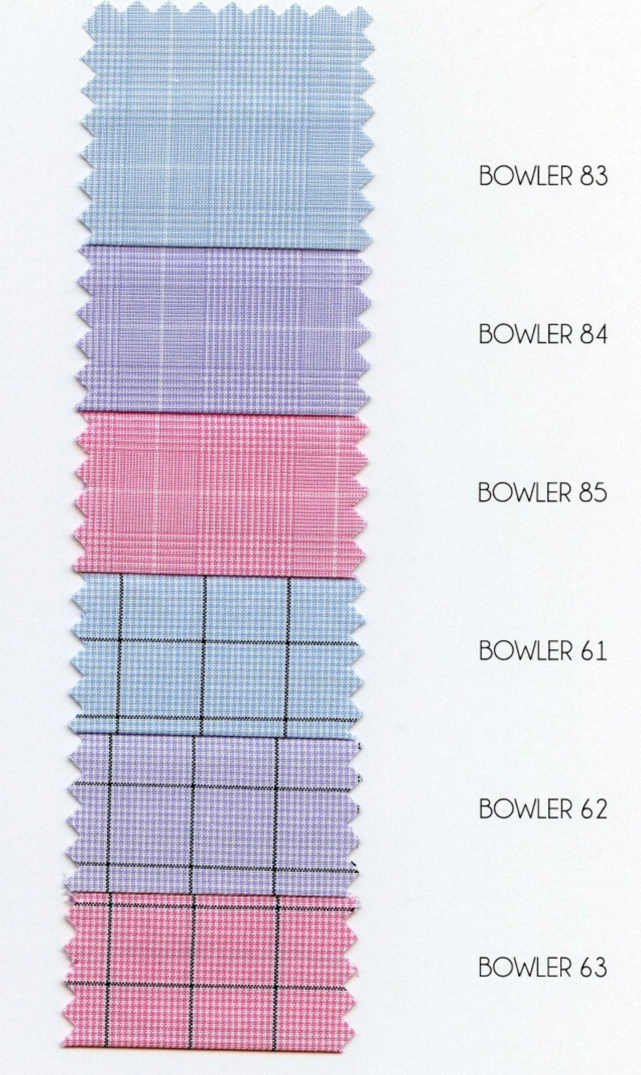 Sky 100/2 Full-twist. 100% Cotton by Bersini Handmade in Italy - striped - checked