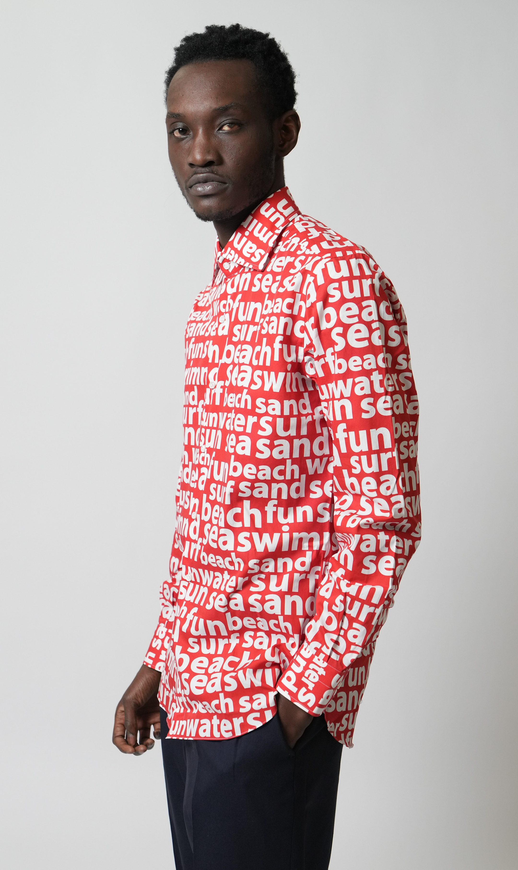 Shirt Handmade in Italy Slim Fit Surfer