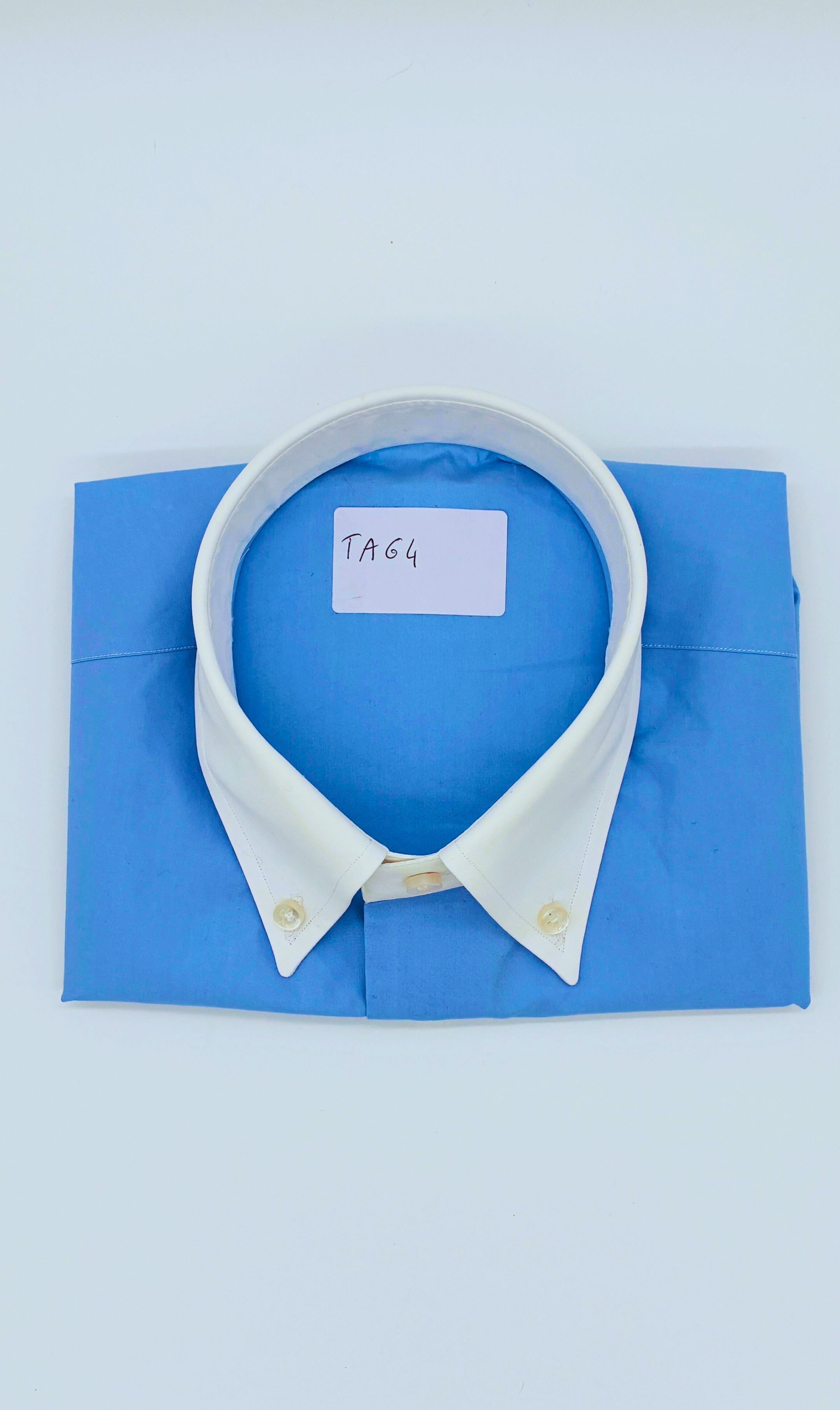 Angera Oxford 100/2 Vollzwirn. 100% Baumwolle von Bersini Handgemacht in Italien