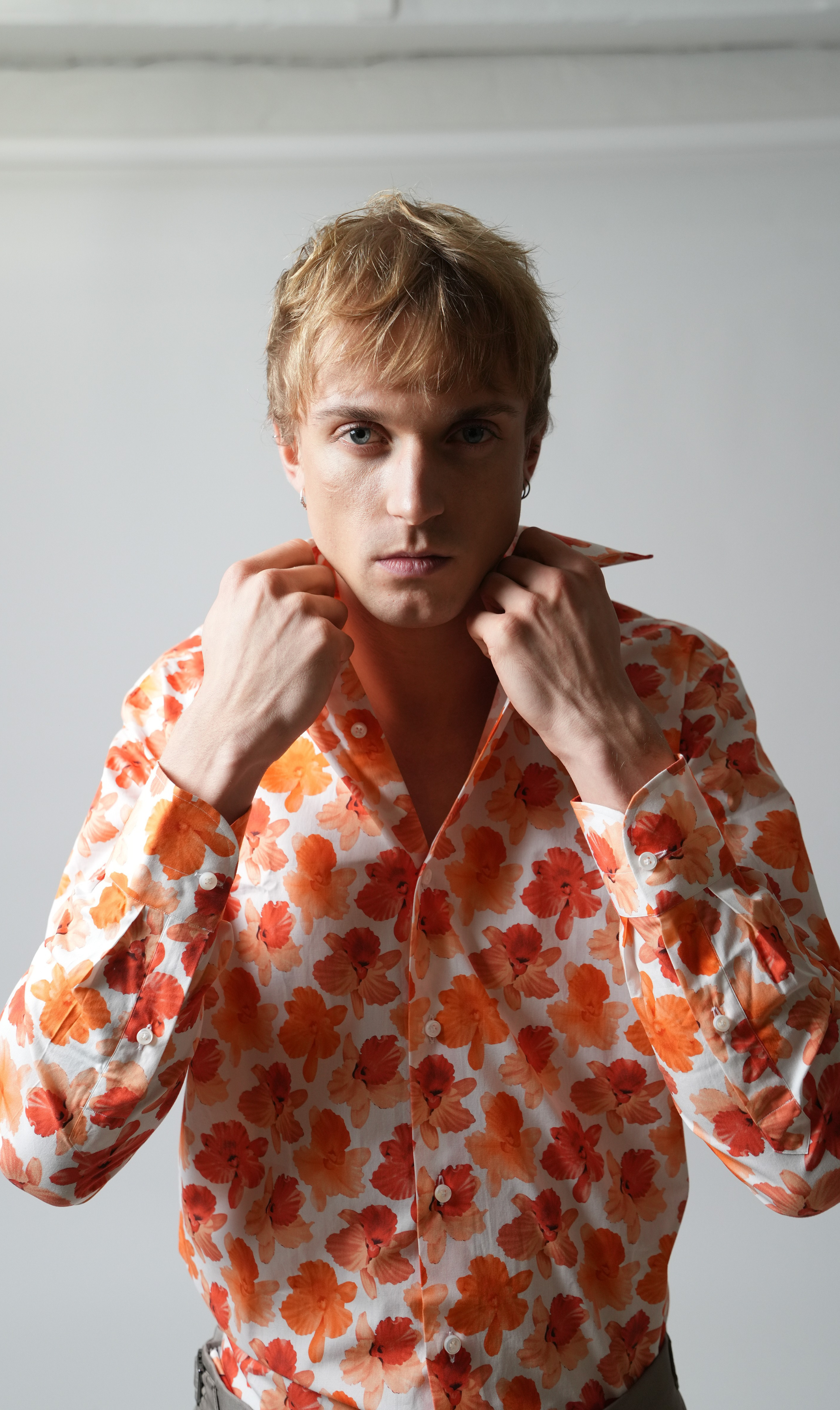 Shirt Handmade in Italy Slim Fit Hawaii