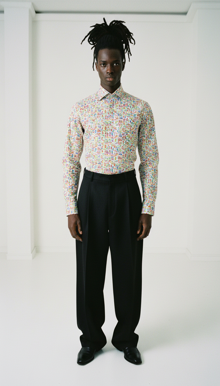 Hemd Handgemacht in Italien Slim Fit Autos