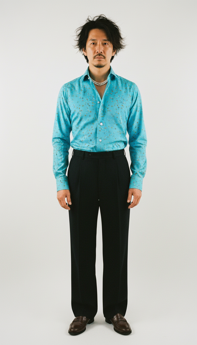 Hemd Handgemacht in Italien Slim Fit Surfer