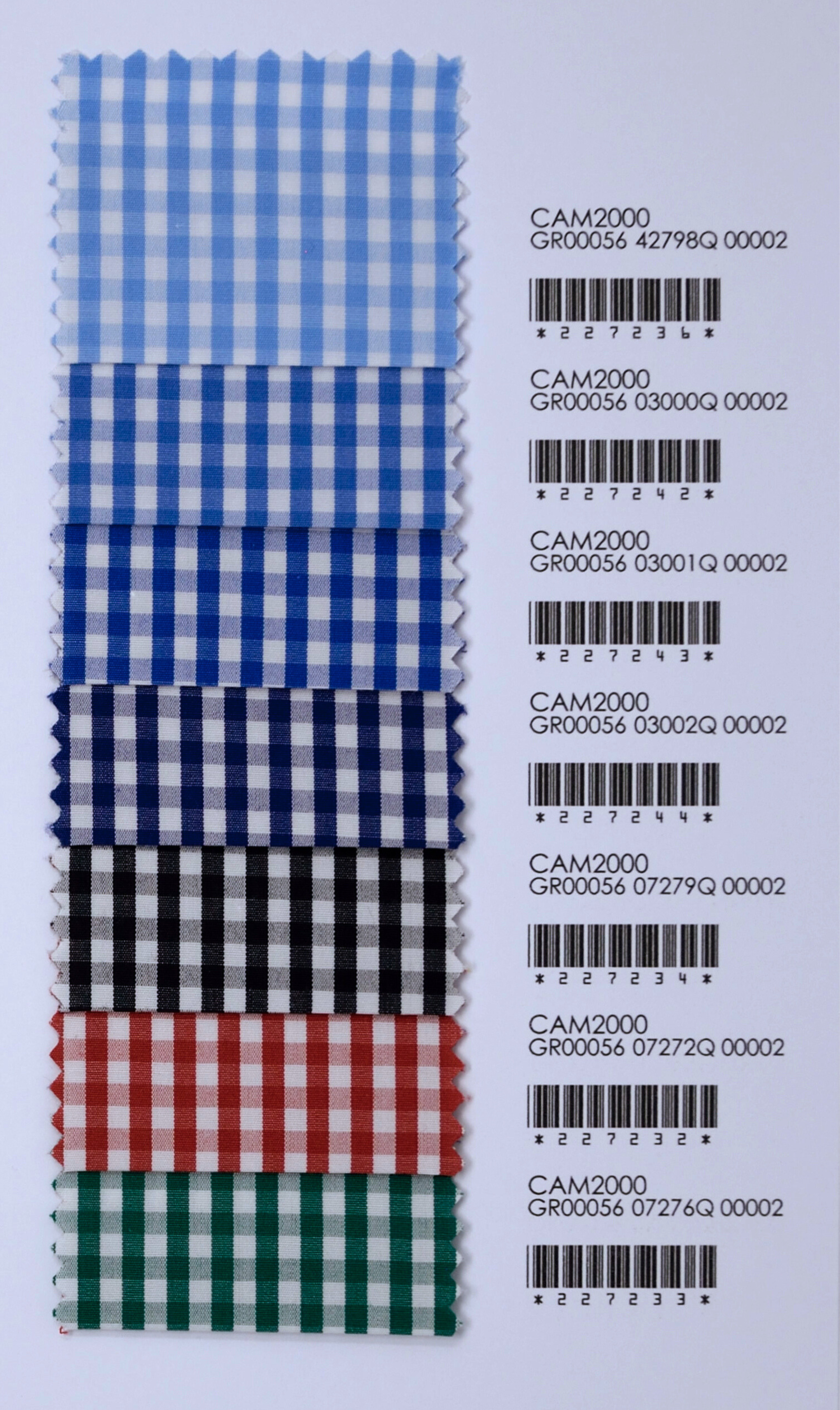 Sky 100/2 Full-twist. 100% Cotton by Bersini Handmade in Italy - striped - checked