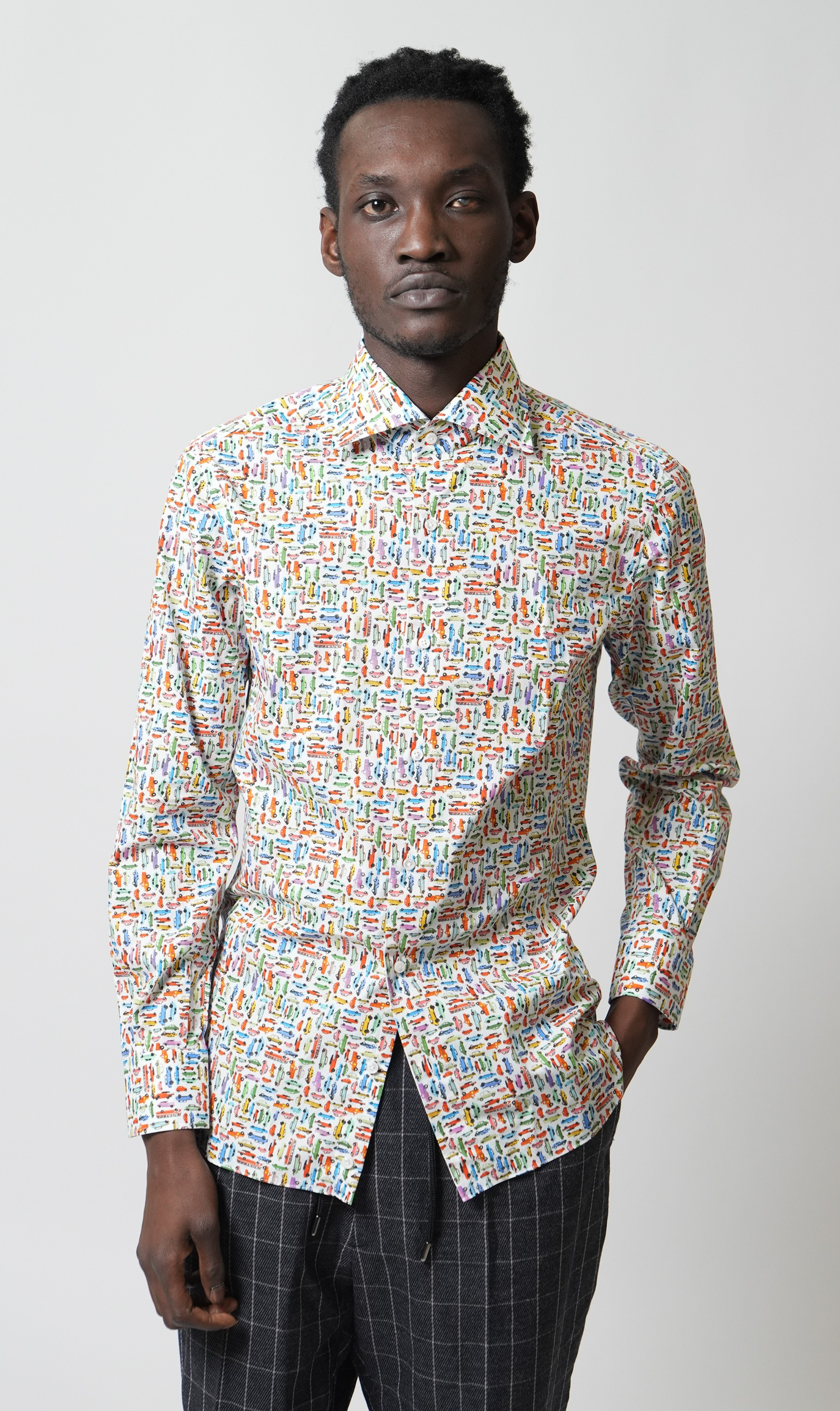 Shirt Handmade in Italy Slim Fit Cars