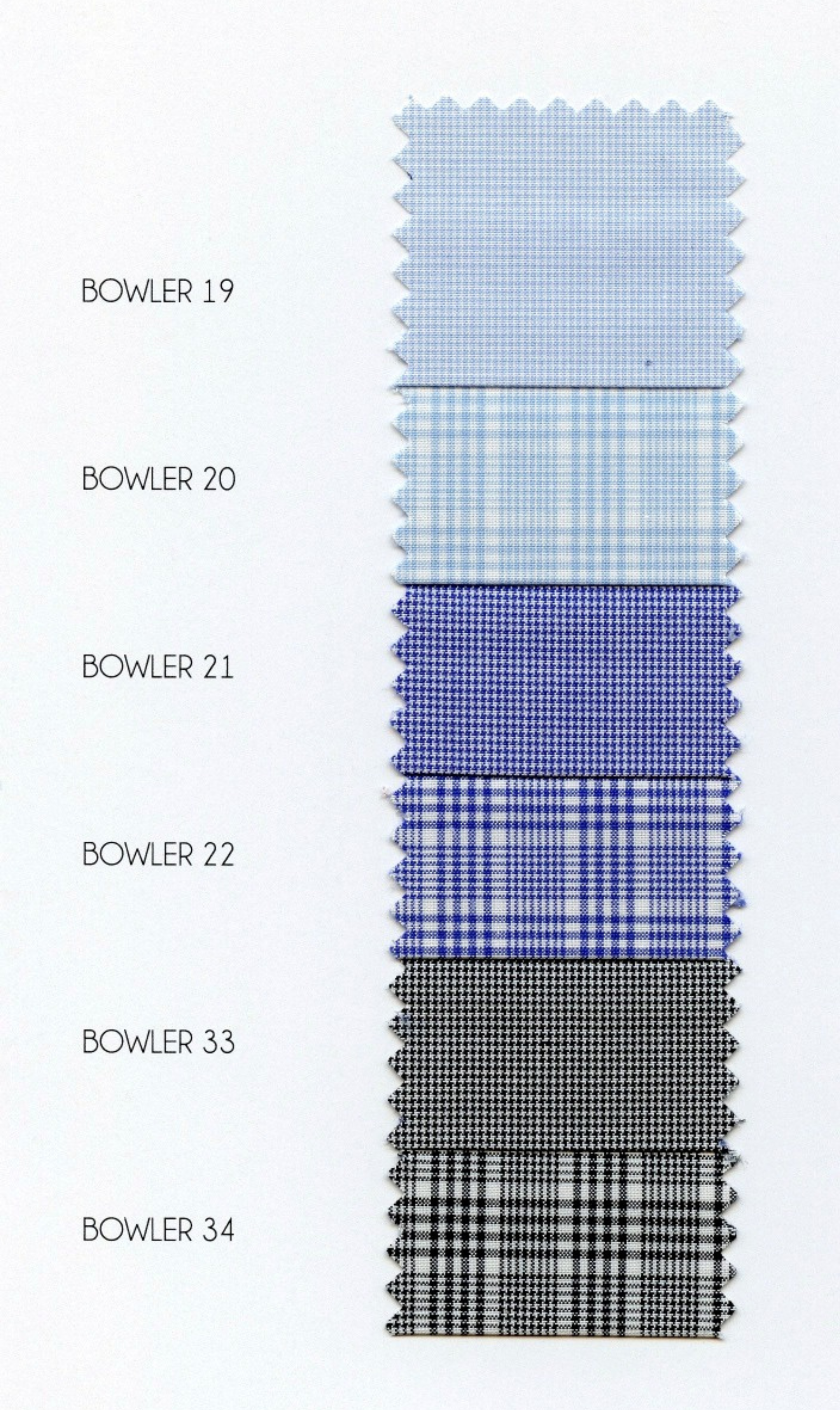Sky 100/2 Full-twist. 100% Cotton by Bersini Handmade in Italy - striped - checked
