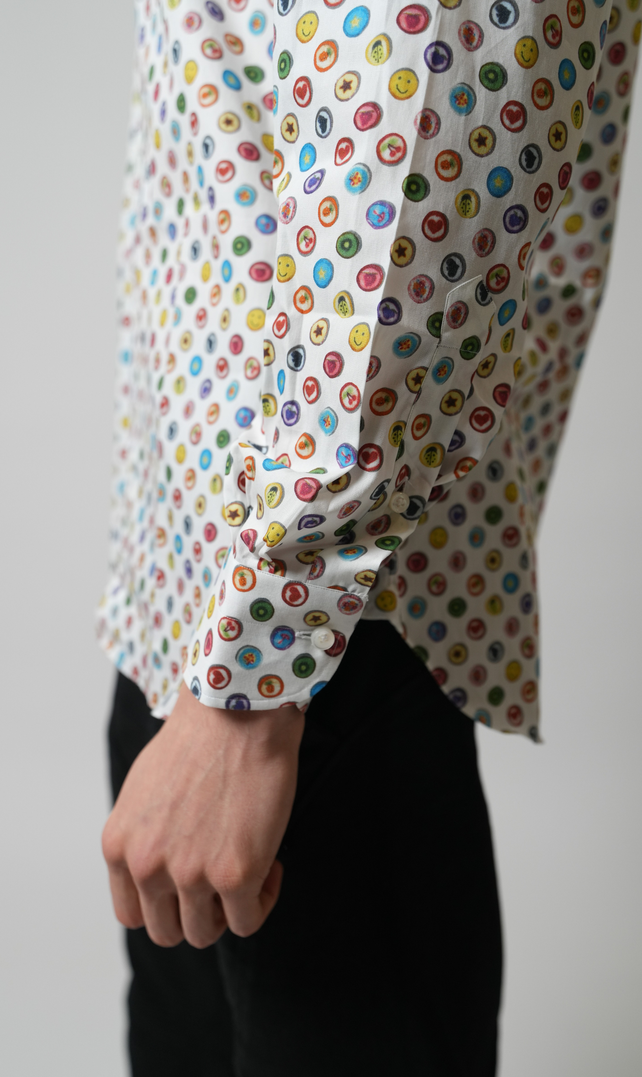 Hemd Handgemacht in Italien Slim Fit Knöpfe