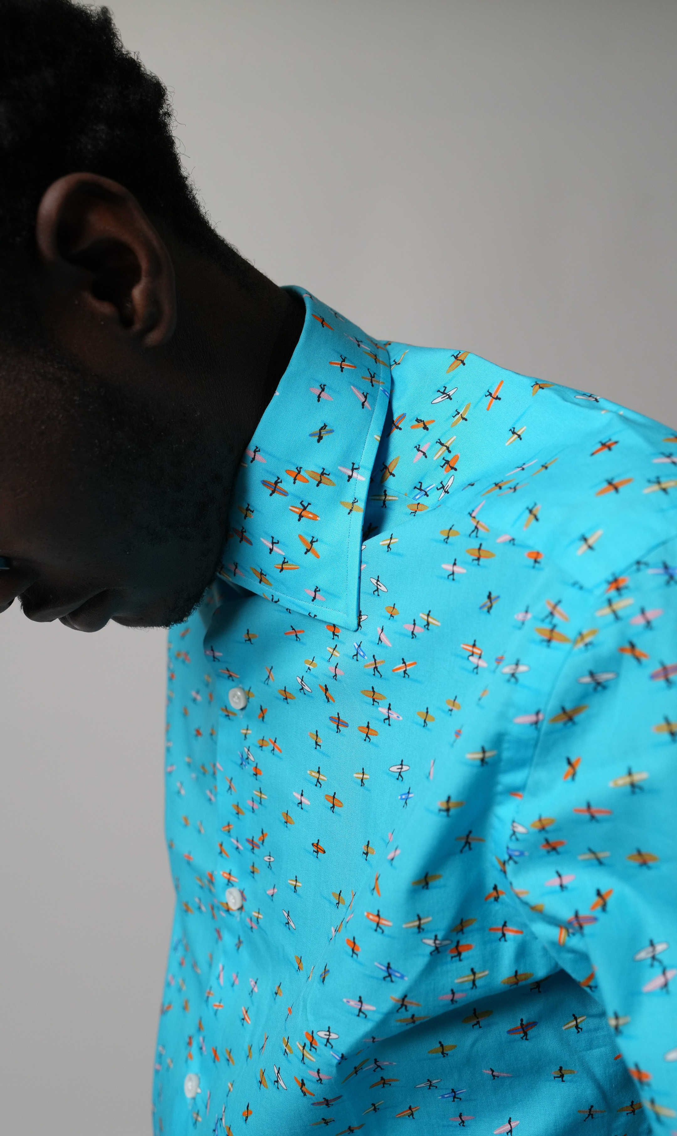 Shirt Handmade in Italy Slim Fit Surfer