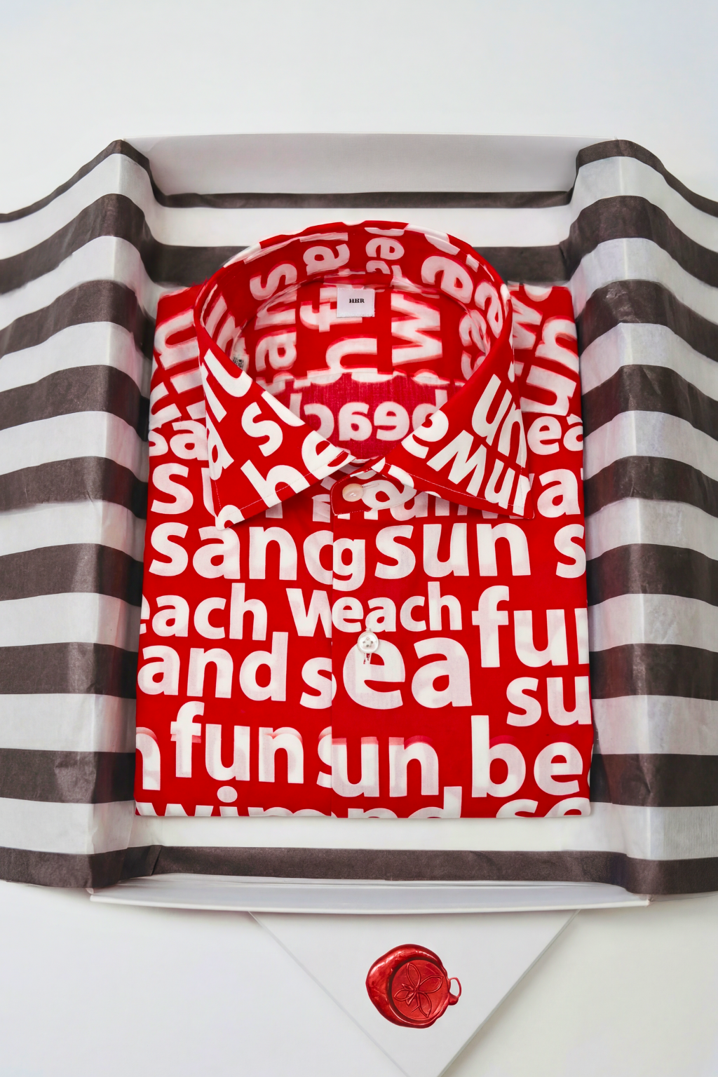 Surfer Print Shirt Slim Fit