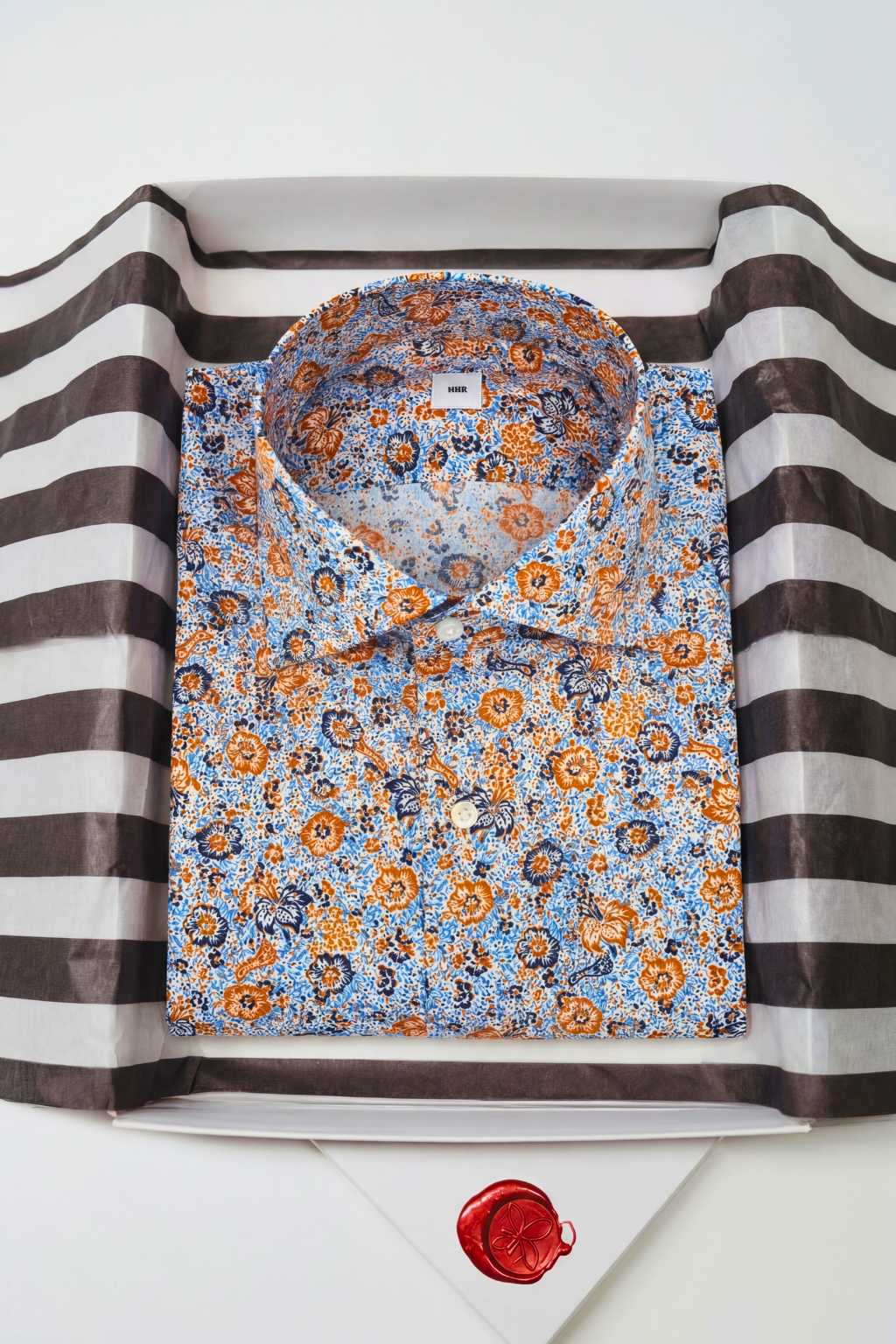 Shirt Handmade in Italy Slim Fit Floral