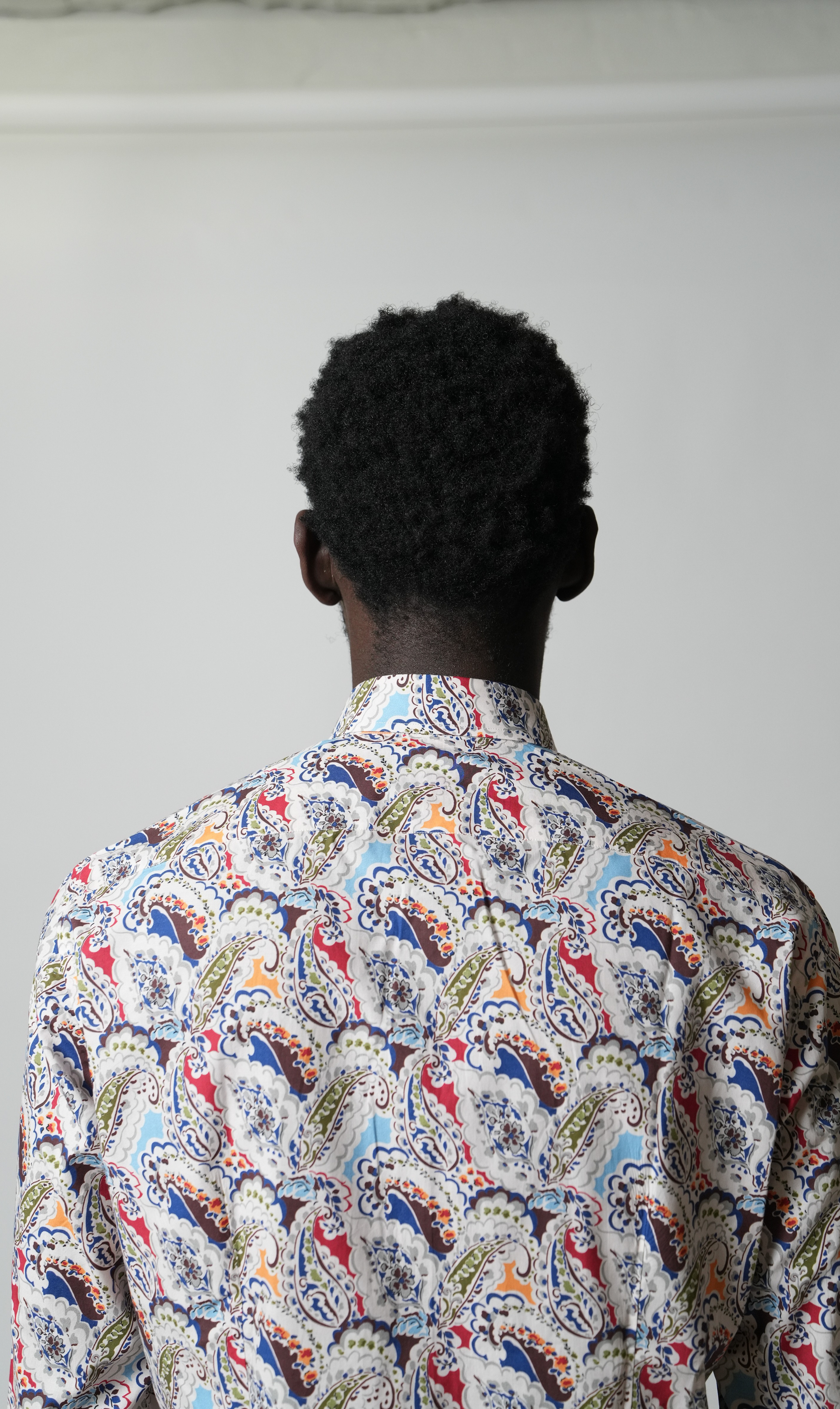 Shirt Handmade in Italy Super Slim Fit Paisley