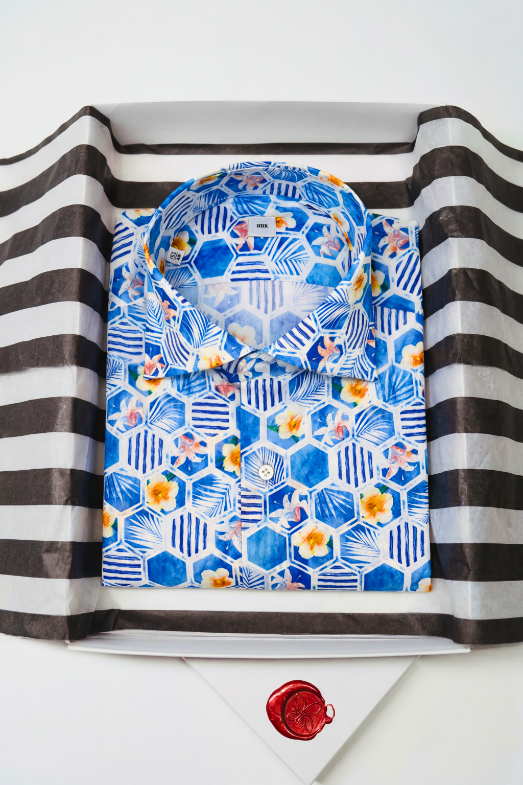 Shirt Handmade in Italy Slim Fit Floral