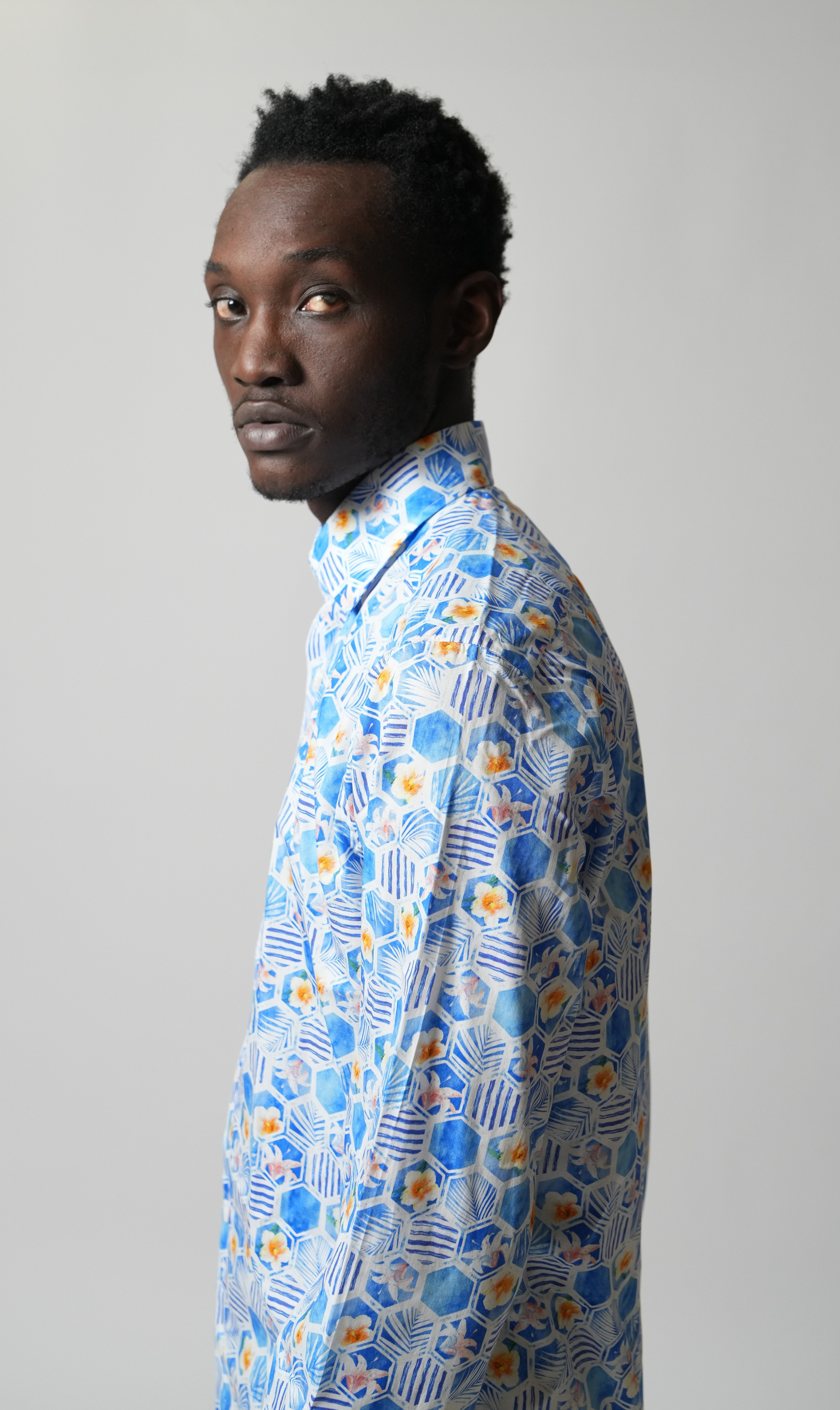 Shirt Handmade in Italy Slim Fit Floral