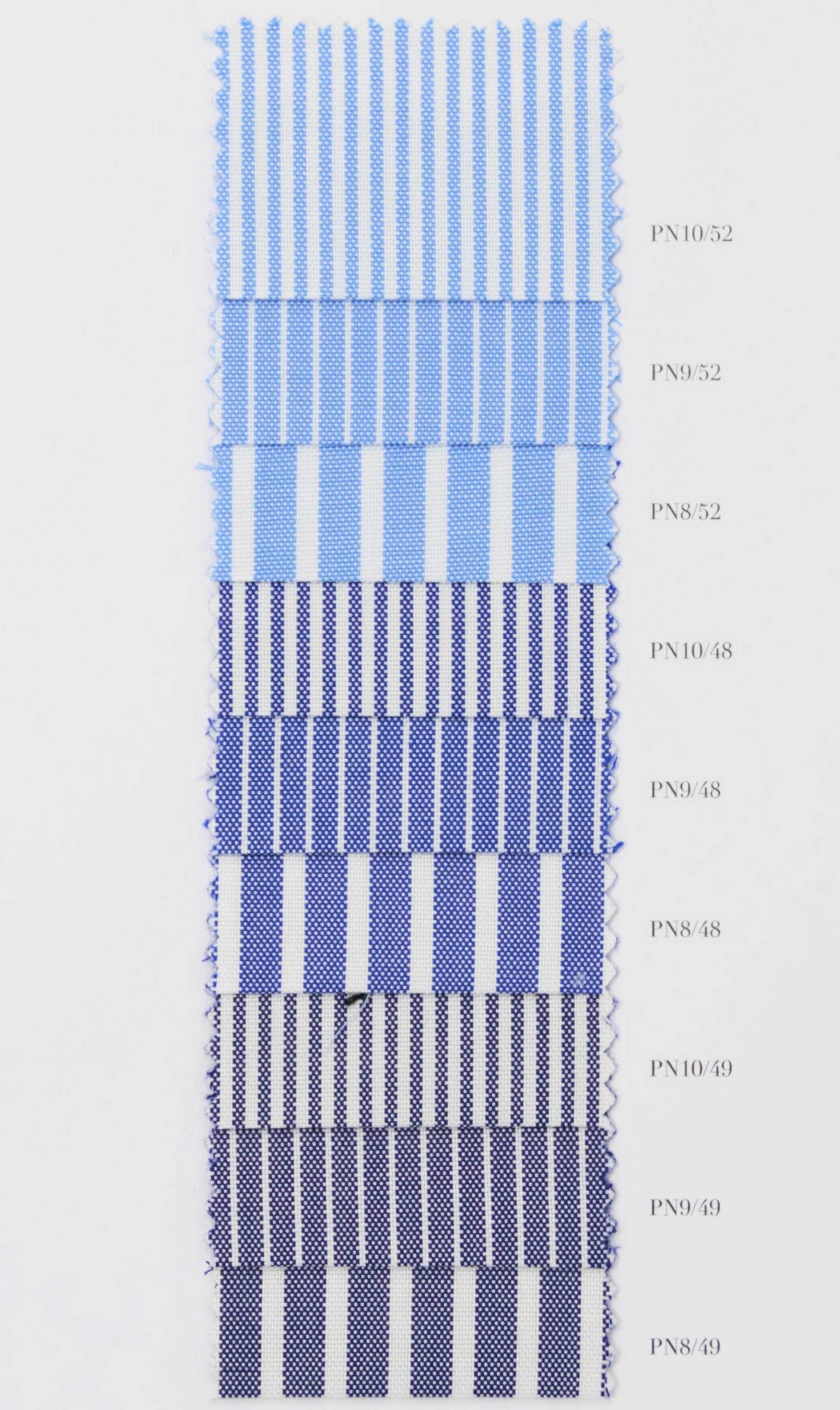 Oxford 100/2 full-twist. 100% cotton by Bersini Handmade in Italy - striped