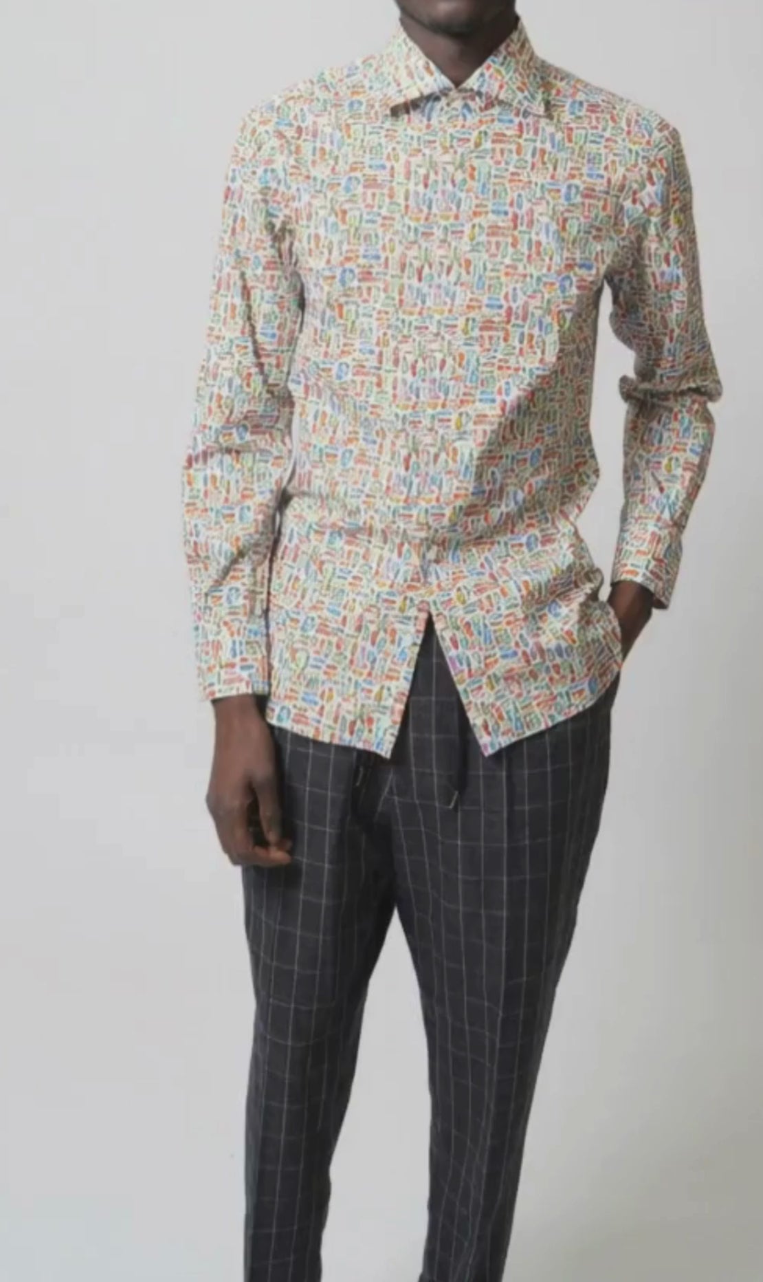 Shirt Handmade in Italy Slim Fit Cars